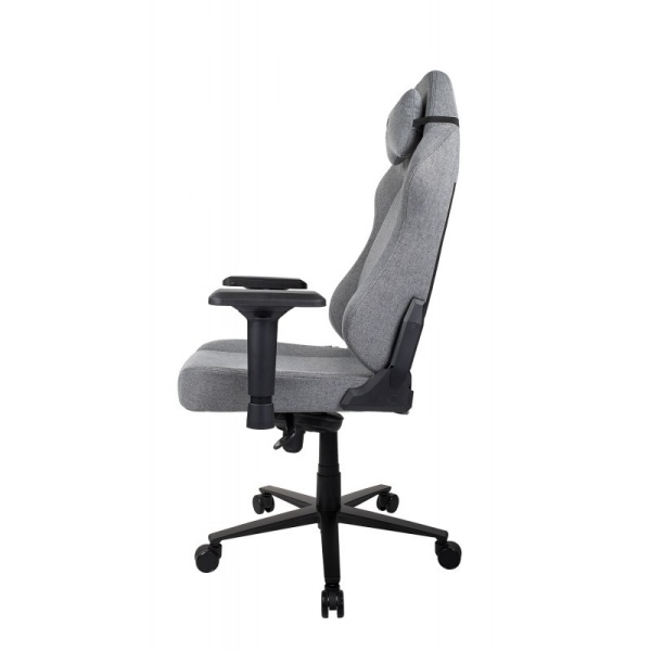 Компьютерное кресло Arozzi Primo Woven Fabric - Grey - Black logo