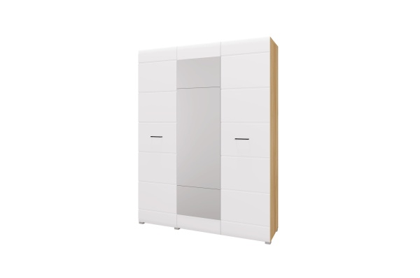 Шкаф 3-х Створчатый Ницца МДФ ( Ш-1500 мм x В-2000 мм x Г-446 мм)/Разные Цвета