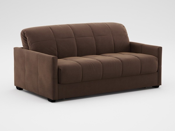 Диван Carina Прямой c Коробом для Белья Горький Шоколад